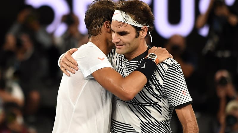 Rafael Nadal et Roger Federer