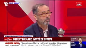 "Je pense que l'uniforme est une réponse aux dérives communautaires" affirme Robert Ménard