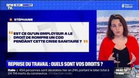 Un employeur peut-il rompre un CDD pendant cette crise sanitaire? BFMTV répond à vos questions