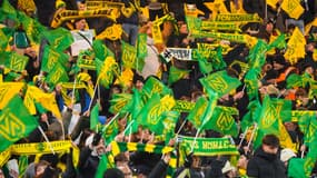 Illustration des supporters de Nantes à la Beaujoire, 2 décembre 2023