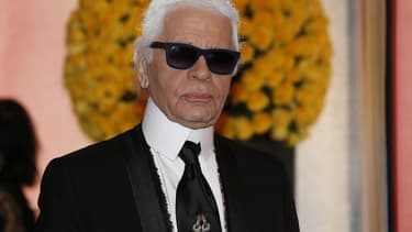 Karl Lagerfeld au bal de la rose à Monaco, en mars dernier.