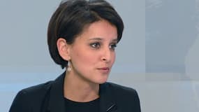 Najat Vallaud-Belkacem, sur le plateau de BFMTV, jeudi soir, a répondu aux questions de Ruth Elkrief.