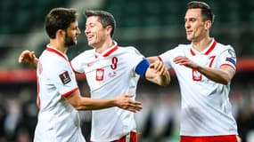 Lewandowski et Milik en mars 2021