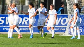 Les joueuses de l'OL, le 26 octobre 2019
