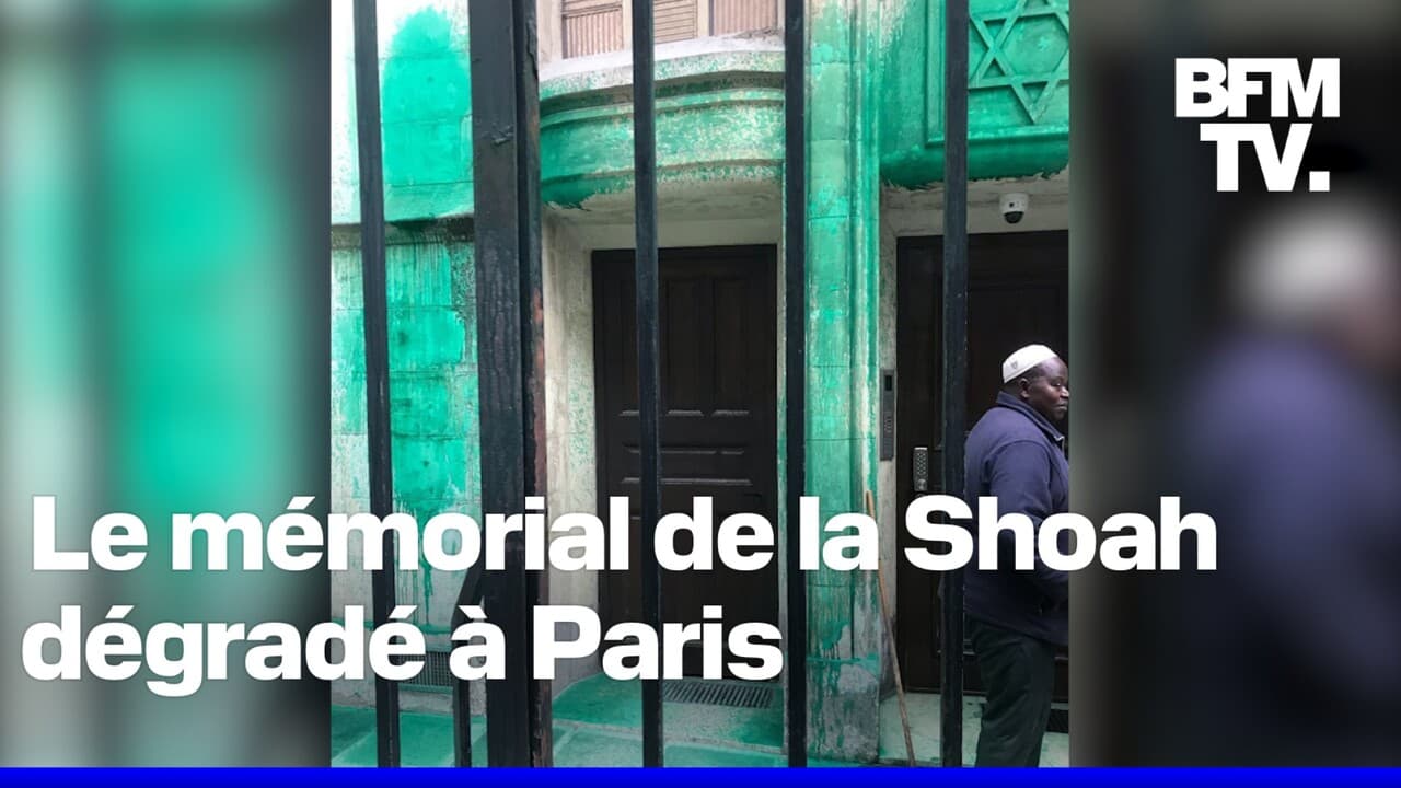 Quatre lieux de la communauté juive ciblés par des jets de peinture verte à paris