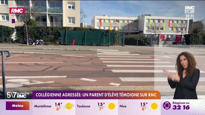 Collégienne agressée : un parent d'élève témoigne au micro de RMC