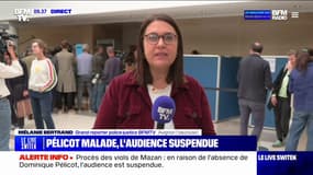Procès des viols de Mazan: en raison de l'absence de Dominique Pelicot, l'audience est suspendue ce matin