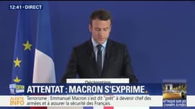 Macron appelle à "ne pas céder à la peur" dimanche