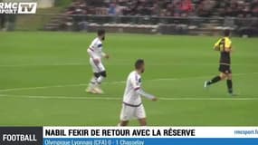 En vidéo : le match de Fekir avec la réserve de l’OL