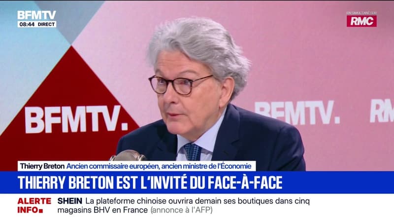 Sanctions de l'UE contre la Russie bloquées par la Hongrie et la Slovaquie: "Il y a, en Europe, certains pays qui sont anti institution européenne", réagit Thierry Breton