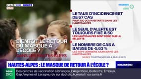 Hautes-Alpes: le masque de retour à l'école?