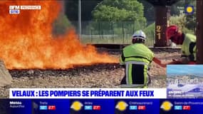 Bouches-du-Rhône: les pompiers de Velaux se préparent aux incendies de l'été