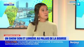 Lyon: un spectacle son et lumière au palais de la bourse
