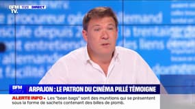"On a reconnu des enfants qui viennent le week-end": le propriétaire d'un cinéma vandalisé à Arpajon (Essonne) témoigne sur BFMTV