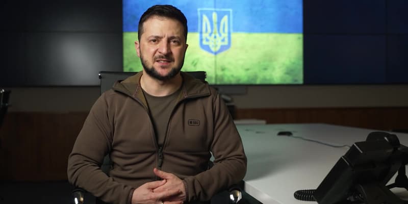 Volodymyr Zelensky, le 19 avril 2022