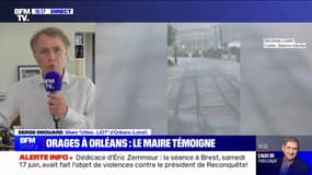 Orages à Orléans: "C'est un emballement climatique, [...] il faut prendre des mesures d'urgence", affirme Serge Grouard, maire de la commune