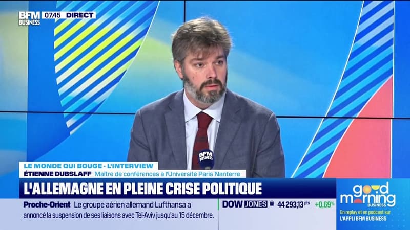 Le monde qui bouge - L'Interview : L'Allemagne en pleine crise politique - 12/11