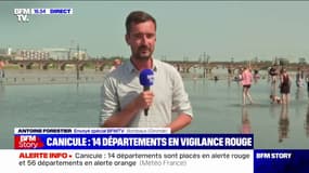 Canicule: il fait 38°C à Bordeaux, plus de 14°C au-dessus des normales de saison