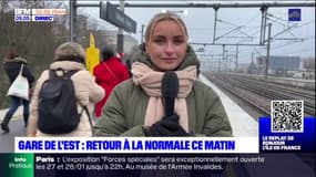 Retour à la normale ce jeudi matin à la gare de l'Est