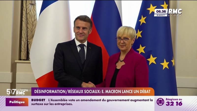 Emmanuel Macron ouvre un débat sur les réseaux sociaux et la démocratie