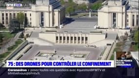 À Paris, la police utilise des drones munis de hauts-parleurs pour surveiller la population et faire appliquer les mesures de confinement