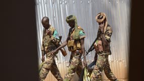 Des soldats tchadiens de la Misca à Bangui, le 20 décembre 2013.