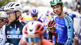 Le coureur belge Dries De Bondt, le 28 mars 2025 lors de l'E3 Saxo Bank Classic