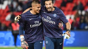Alphonse Areola &amp; Gianluigi Buffon