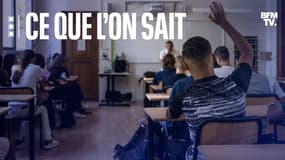 Des lycéens dans une salle de classe à Lyon, le 1er septembre 2022