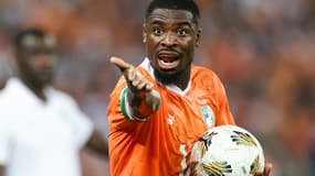 Serge Aurier lors de la finale de la CAN, 11 février 2024