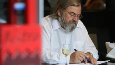L'écrivain Michel Le Bris à Paris, le 25 octobre 2008
