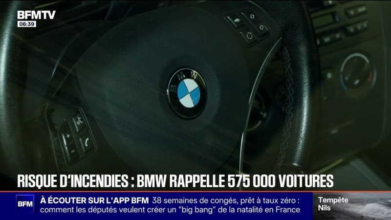 BMW rappelle 575.000 véhicules à cause d'un risque d'incendie