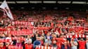 Les tribunes de Liverpool