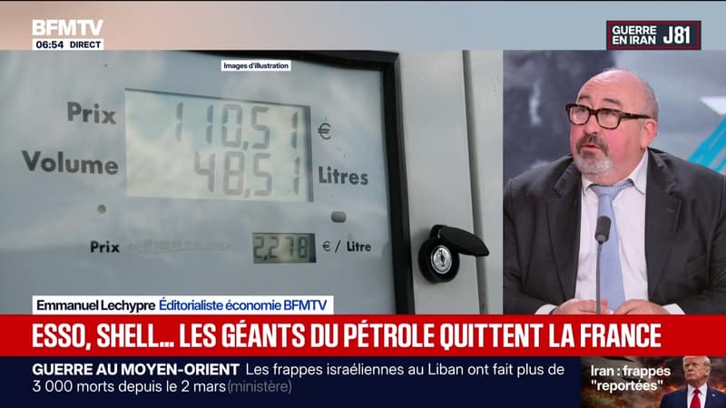 BFM éco : Esso, Shell... les géants du pétrole quittent la France  -19/05