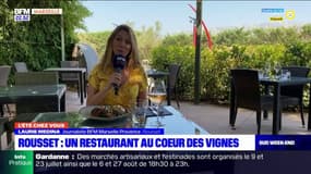 C'est l'été: découverte d'un restaurant au cœur des vignes au Rousset