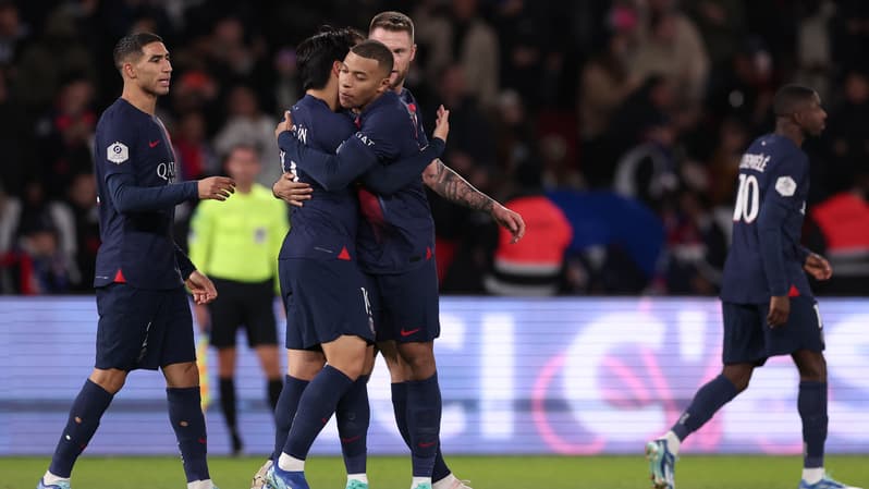 Kang-in Lee buteur pour le PSG et félicité par Mbappé, Hakimi et Skriniar, 3 novembre 2023