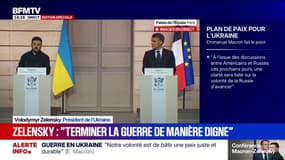 Plan de paix pour l’Ukraine: le président de l’Ukraine Volodymyr Zelensky souhaite “terminer cette guerre de manière digne”