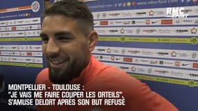 Montpellier - Toulouse : "Je vais me faire couper les orteils", s’amuse Delort après son but refusé