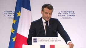 Emmanuel Macron à Amiens