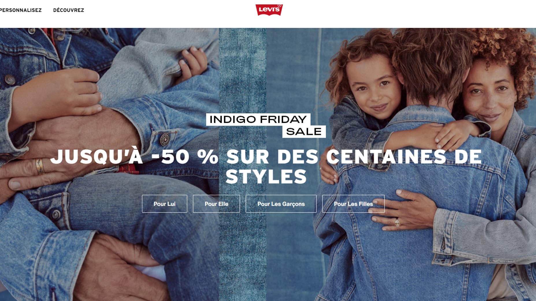 Les Indigo Friday Sale de Levis