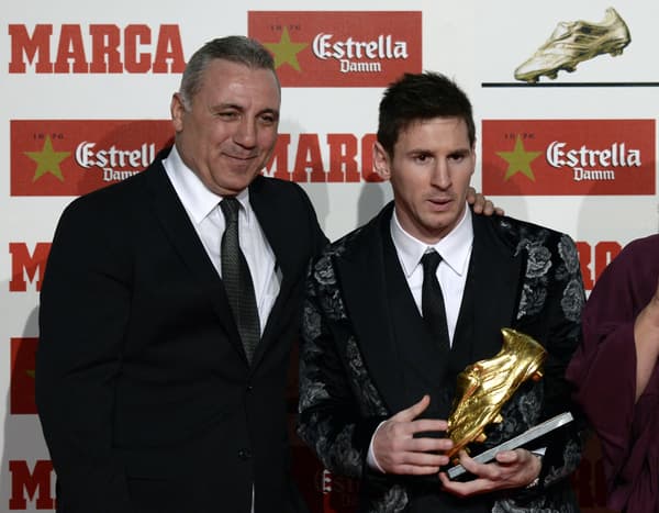 Stoitchkov et Messi en 2013