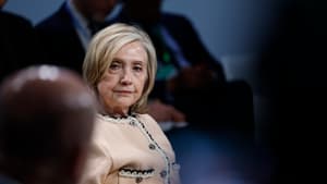 Hillary Clinton présente lors de la 62e Conférence sur la sécurité de Munich, le 14 février 2026, en Allemagne.