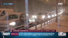 Neige: des gymnases ont accueilli des automobilistes bloqués cette nuit  