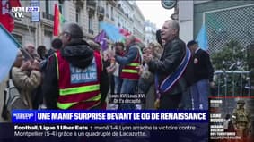 "Louis XVI, on l'a décapité, Macron, on peut recommencer": le slogan scandé par Christophe Prudhomme (LFI) à la manifestation devant le siège de Renaissance