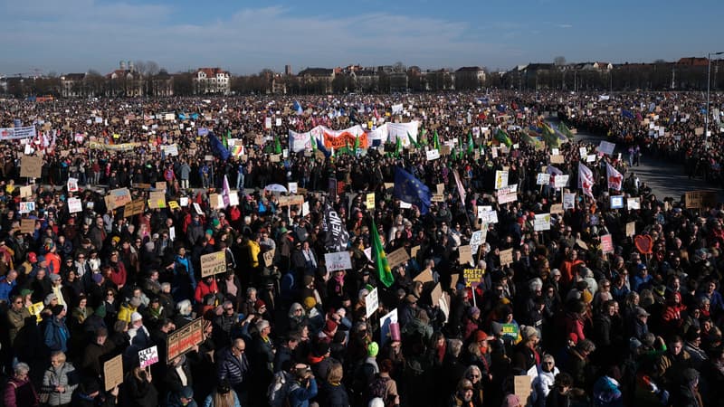 Allemagne: nouvelles manifestations contre l'extrême droite, 250.000 personnes réunies à Munich