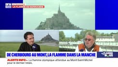 La flamme est au Mont Saint-Michel !
