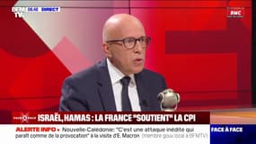 "Je crois que la Cour pénale internationale s'est définitivement décridibilisée": Éric Ciotti réagit à la demande de mandats d'arrêt contre Benjamin Netanyahou