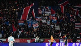 Les supporters du PSG au Parc des Princes