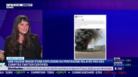 Une fausse image d'une explosion au Pentagone relayée par des comptes Twitter certifiés