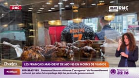 Les Français mangent de moins en moins de viande